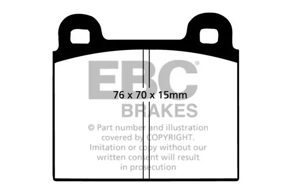 Bremsbelagsatz, Scheibenbremse EBC Brakes DP5103NDX