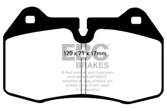 Bremsbelagsatz, Scheibenbremse EBC Brakes DP41032R Bild Bremsbelagsatz, Scheibenbremse EBC Brakes DP41032R