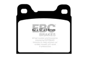 Bremsbelagsatz, Scheibenbremse EBC Brakes DP21043