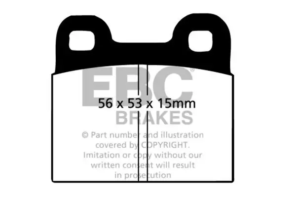 Bremsbelagsatz, Scheibenbremse EBC Brakes DP105