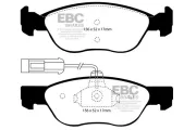 Bremsbelagsatz, Scheibenbremse EBC Brakes DP21060