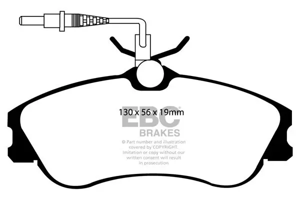 Bremsbelagsatz, Scheibenbremse EBC Brakes DP1104