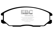 Bremsbelagsatz, Scheibenbremse Vorderachse EBC Brakes DP1332