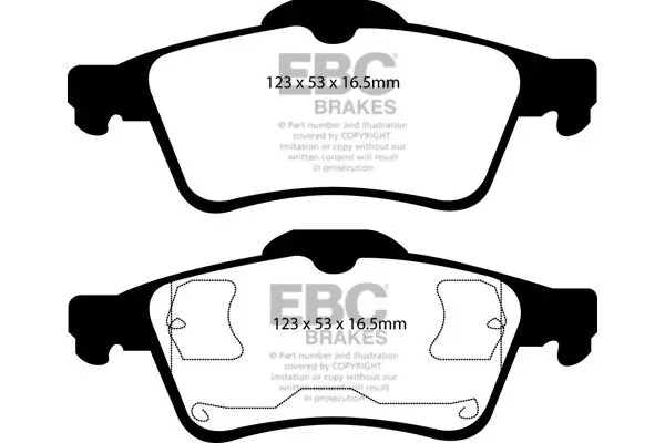 Bremsbelagsatz, Scheibenbremse EBC Brakes DP41354R