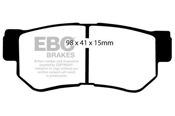 Bremsbelagsatz, Scheibenbremse EBC Brakes DP21392