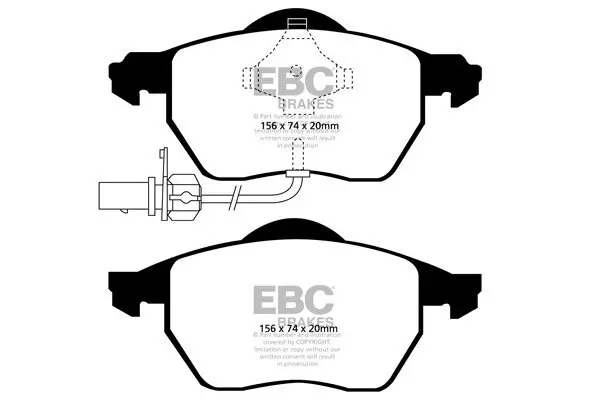 Bremsbelagsatz, Scheibenbremse EBC Brakes DP41483R