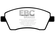 Bremsbelagsatz, Scheibenbremse EBC Brakes DP21485