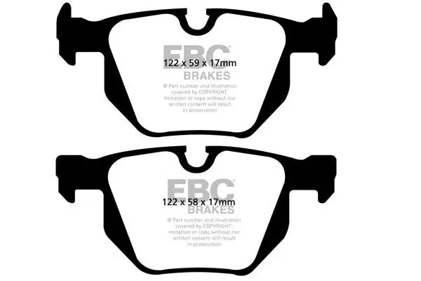 Bremsbelagsatz, Scheibenbremse EBC Brakes DP1494 Bild Bremsbelagsatz, Scheibenbremse EBC Brakes DP1494