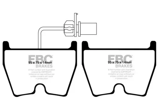 Bremsbelagsatz, Scheibenbremse EBC Brakes DP31513C Bild Bremsbelagsatz, Scheibenbremse EBC Brakes DP31513C