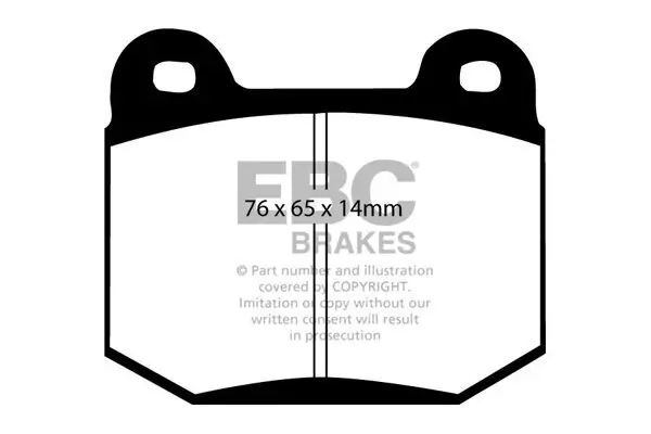 Bremsbelagsatz, Scheibenbremse EBC Brakes DP51538NDX Bild Bremsbelagsatz, Scheibenbremse EBC Brakes DP51538NDX