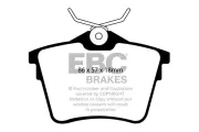 Bremsbelagsatz, Scheibenbremse EBC Brakes DP1551