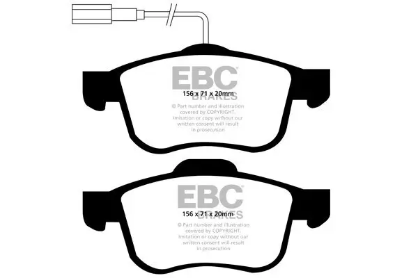 Bremsbelagsatz, Scheibenbremse EBC Brakes DP41904R