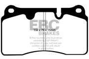 Bremsbelagsatz, Scheibenbremse EBC Brakes DP41908R