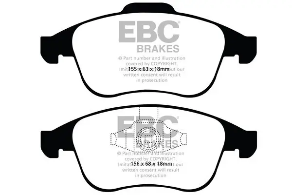 Bremsbelagsatz, Scheibenbremse EBC Brakes DP1993