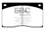 Bremsbelagsatz, Scheibenbremse EBC Brakes DP3262C