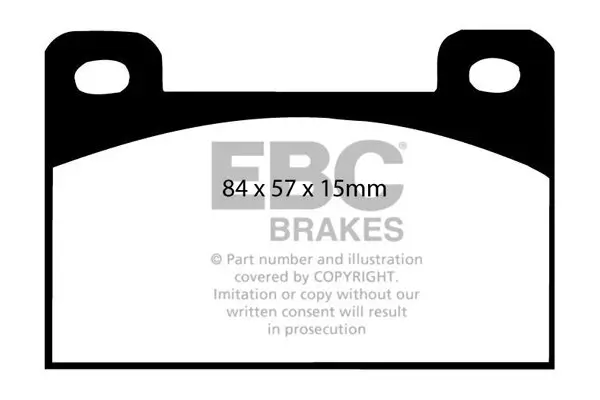 Bremsbelagsatz, Scheibenbremse EBC Brakes DP288