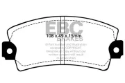 Bremsbelagsatz, Scheibenbremse EBC Brakes DP2317