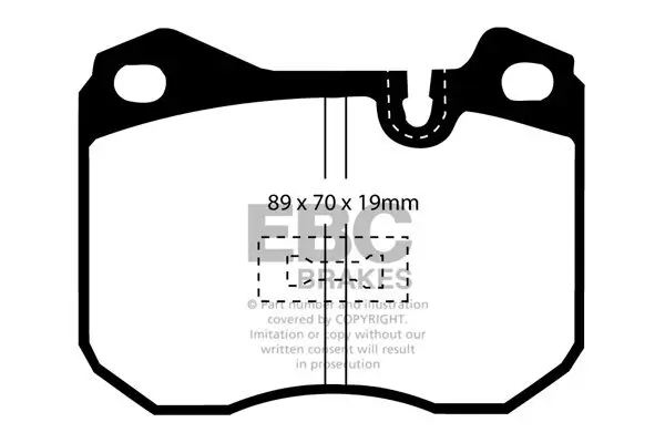 Bremsbelagsatz, Scheibenbremse EBC Brakes DP3345C Bild Bremsbelagsatz, Scheibenbremse EBC Brakes DP3345C