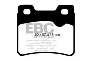 Bremsbelagsatz, Scheibenbremse Hinterachse EBC Brakes DP2761