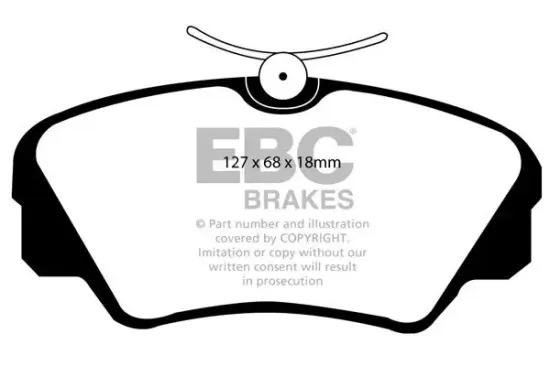 Bremsbelagsatz, Scheibenbremse EBC Brakes DP4937R Bild Bremsbelagsatz, Scheibenbremse EBC Brakes DP4937R