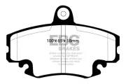 Bremsbelagsatz, Scheibenbremse EBC Brakes DP2959