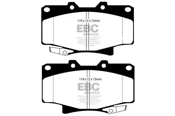 Bremsbelagsatz, Scheibenbremse EBC Brakes DP6992