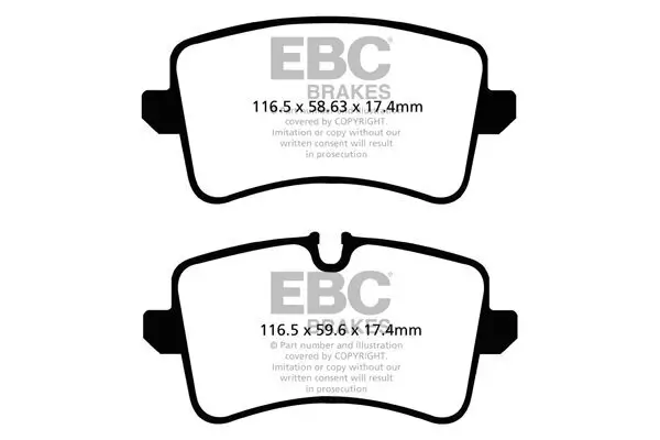 Bremsbelagsatz, Scheibenbremse EBC Brakes DP42082R