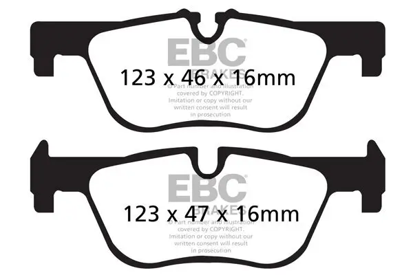 Bremsbelagsatz, Scheibenbremse EBC Brakes DP22132