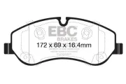 Bremsbelagsatz, Scheibenbremse EBC Brakes DP42151R