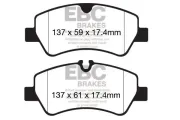 Bremsbelagsatz, Scheibenbremse EBC Brakes DP42152R