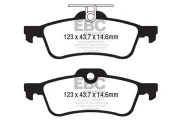 Bremsbelagsatz, Scheibenbremse EBC Brakes DP42181R