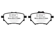 Bremsbelagsatz, Scheibenbremse EBC Brakes DP42196R