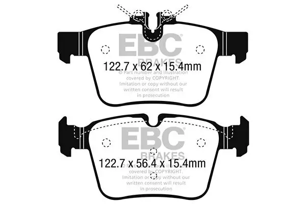 Bremsbelagsatz, Scheibenbremse EBC Brakes DP32215C