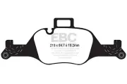 Bremsbelagsatz, Scheibenbremse EBC Brakes DPX2289