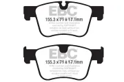 Bremsbelagsatz, Scheibenbremse Vorderachse EBC Brakes DP42359R