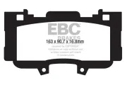 Bremsbelagsatz, Scheibenbremse EBC Brakes DP33042C