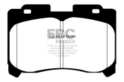Bremsbelagsatz, Scheibenbremse Vorderachse EBC Brakes DP41004R