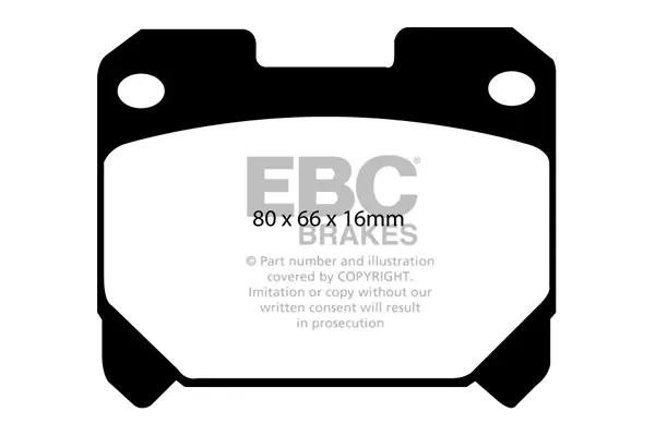 Bremsbelagsatz, Scheibenbremse Hinterachse EBC Brakes DP41005R