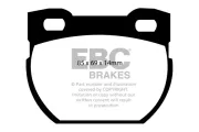 Bremsbelagsatz, Scheibenbremse Hinterachse EBC Brakes DP61033
