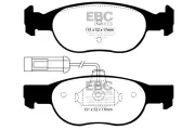 Bremsbelagsatz, Scheibenbremse Vorderachse EBC Brakes DP21059
