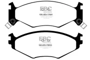 Bremsbelagsatz, Scheibenbremse Vorderachse EBC Brakes DP1119