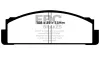Bremsbelagsatz, Scheibenbremse Vorderachse EBC Brakes DP4116R Bild Bremsbelagsatz, Scheibenbremse Vorderachse EBC Brakes DP4116R