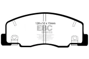 Bremsbelagsatz, Scheibenbremse Vorderachse EBC Brakes DP1204