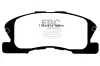 Bremsbelagsatz, Scheibenbremse Vorderachse EBC Brakes DP1217 Bild Bremsbelagsatz, Scheibenbremse Vorderachse EBC Brakes DP1217