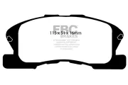 Bremsbelagsatz, Scheibenbremse Vorderachse EBC Brakes DP1217