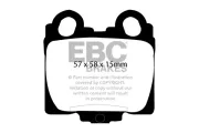 Bremsbelagsatz, Scheibenbremse Hinterachse EBC Brakes DP41224R