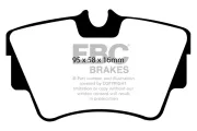 Bremsbelagsatz, Scheibenbremse Hinterachse EBC Brakes DP1284