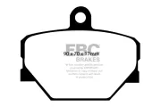 Bremsbelagsatz, Scheibenbremse Vorderachse EBC Brakes DP21287