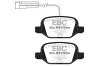 Bremsbelagsatz, Scheibenbremse Hinterachse EBC Brakes DP41338/2R Bild Bremsbelagsatz, Scheibenbremse Hinterachse EBC Brakes DP41338/2R