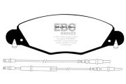 Bremsbelagsatz, Scheibenbremse Vorderachse EBC Brakes DP1372